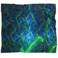 East Urban Home Electric Lightning Abstract Blanket ERBO5915